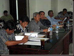 Staf otorita Asahan yang mewakili PT Inalum dan wakil PT PLN